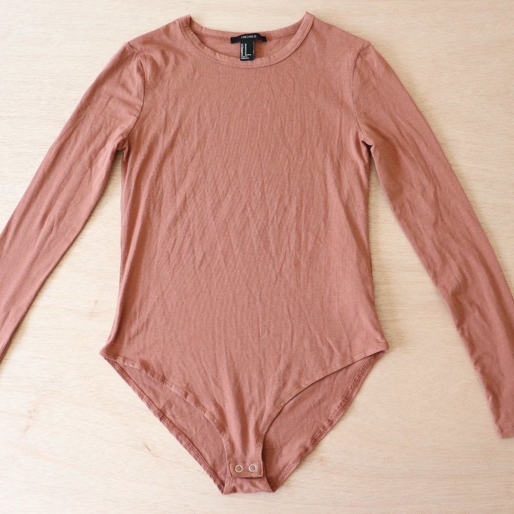 Forever 21 Long Sleeve Bodysuit
